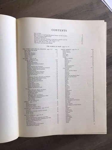 Vintage 1949 Rand McNally Cosmopolitan World Atlas Colored Lg. Hard Cover Book - Picture 2 of 9