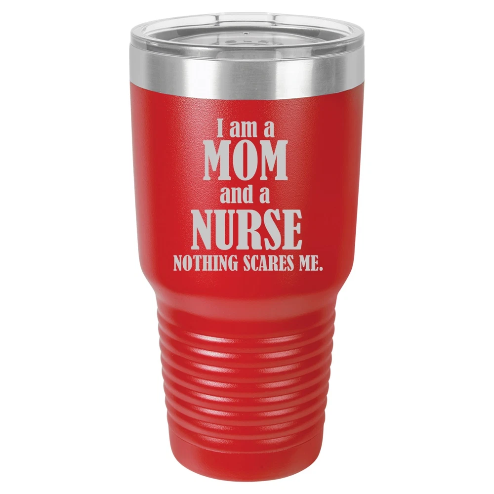 Tumbler 20oz 30oz Travel Mug Cup Vacuum Insulated Stainless Steel Nurse Mom Tumbler 20oz 30oz Travel Mug Cup Vacuum Insulated Stainless Steel Nurse Mom