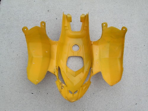 GUARDABARROS DELANTERO PARA PEACE KID ATV TPATV507 517 527 110CC 125CC EN CAMUFLAJE AMARILLO - Imagen 6 de 7