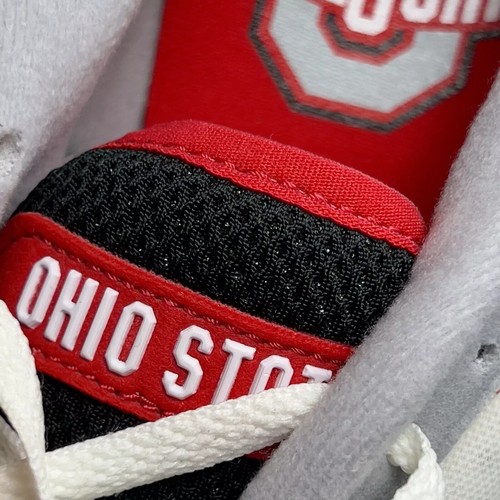 Nike Air Max Solo Ohio State Buckeyes Athletic Shoes White/ Red Men's FZ4839-001 - Picture 10 of 10
