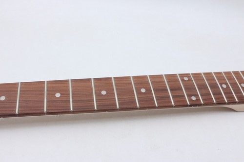 Mástil de guitarra de arce 24 trastes para diapasón de palisandro de 25,5 pulgadas tuerca de bloqueo - Imagen 6 de 6