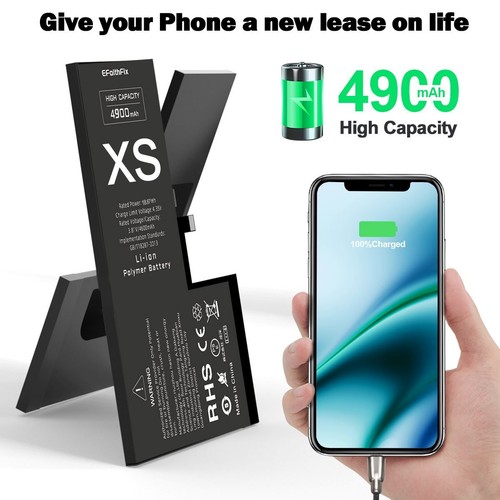 Zamienna bateria do Apple iPhone XS Bateria 4900 mAh Bateria o dużej pojemności + narzędzie - Zdjęcie 3 z 7