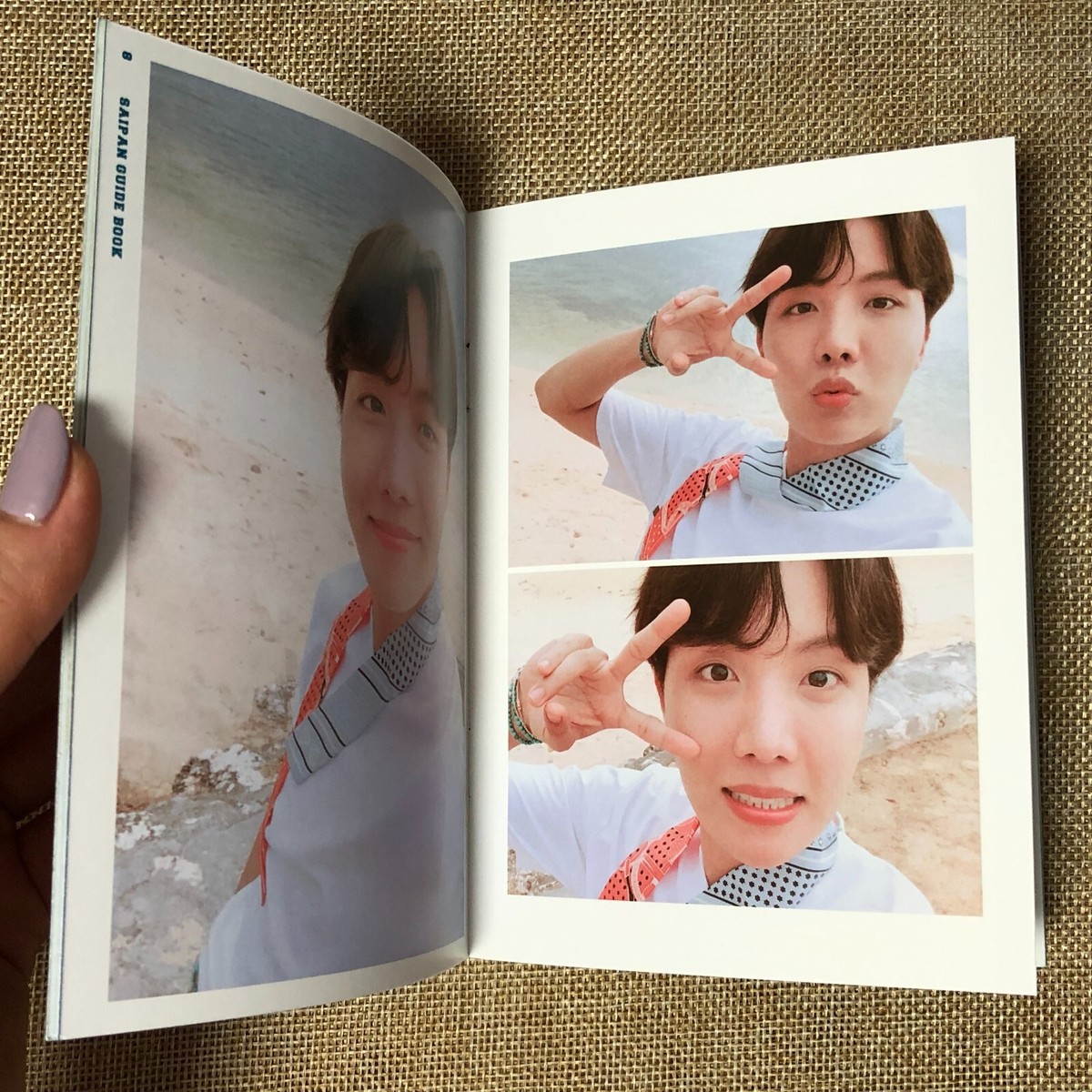 【J-HOPE ガイドブック】BTS サマーパッケージ 2018 in サイパン BTS Official 2018 Summer Package 2018 Saipan Guide Book J