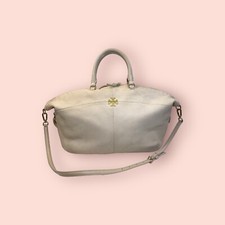 TORY BURCH Ivy Slouchy Leather Satchel Bag Large Purse Handbag In Bedrock 495