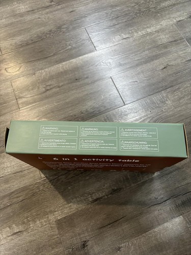 6-in-1 Montessori Activity Table for 1+ Year Olds – Educational Wooden Toy - Bild 11 von 11