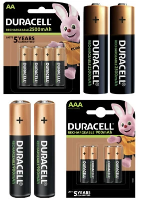 Duracell Recharge Ultra Akkus Accus AAA Micro 900mAh AA Mignon 2500mAh MHD 2028