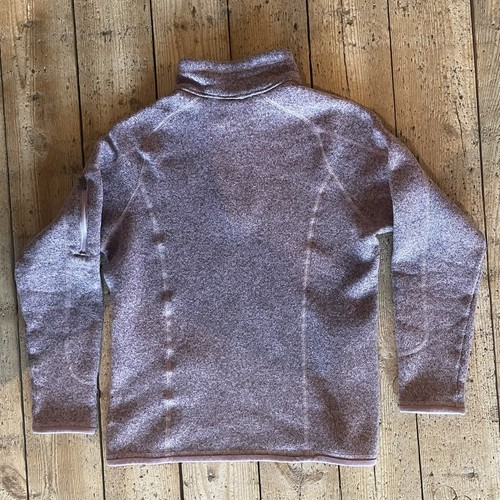Patagonia Girls Better Sweater Size XL 14 Fleece Quarter Zip Purple - Picture 2 of 9