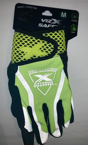West Chester Extreme Work VizX Safety Gloves, 88208, Size Medium NEW - Picture 3 of 3