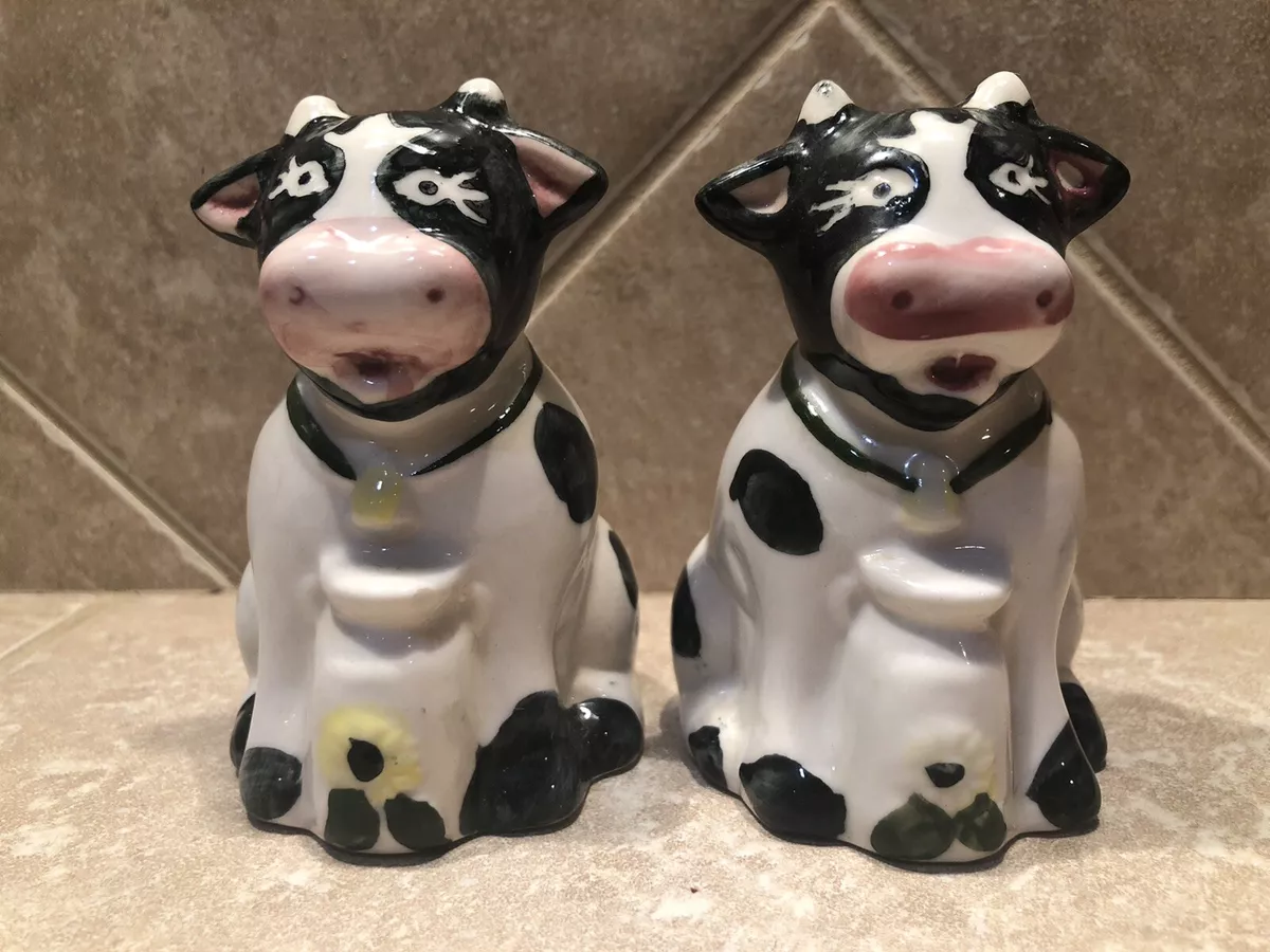 Vintage Cow Salt And Pepper Shakers eBay