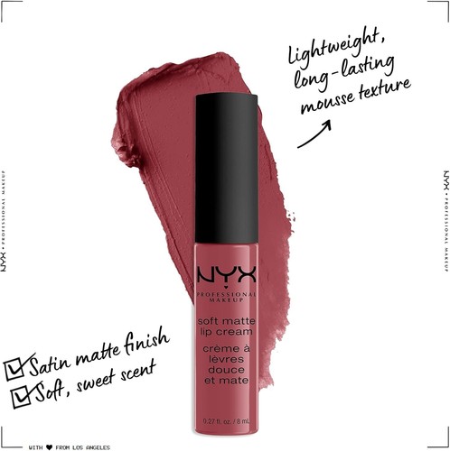 NYX SOFT MATTE LIP CREAM - CHOOSE YOUR SHADE - NEW GENUINE FREEPOST UK - Picture 57 of 79