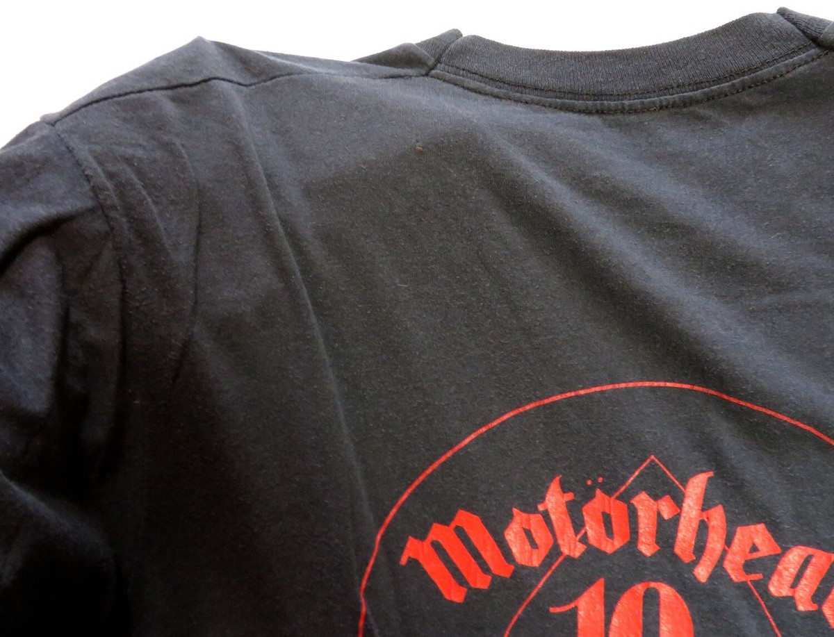 Motorhead Vintage T Shirt 1986 Tour 10th Anniversary