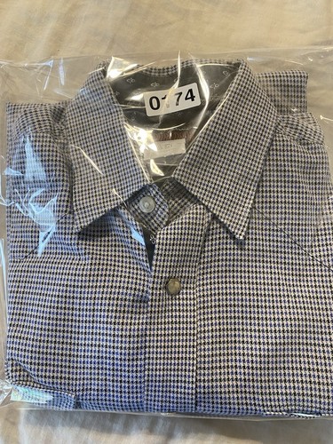 Wrangler George Straight Troubadour Western Shirt Mens L Diamond Pearl Snap Flaw - Picture 15 of 15