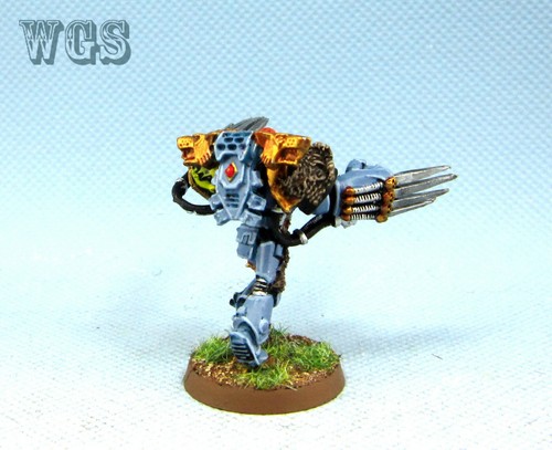 Warhammer 40K WGS painted Space Wolves Wolf Guard with Wolf Claws SW018 - Picture 4 of 6