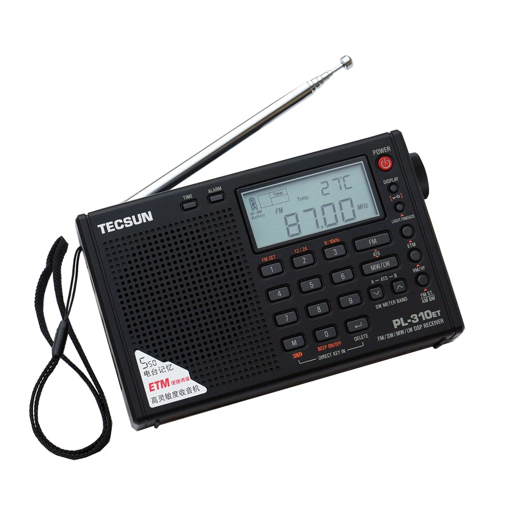 TECSUN PL-310ET Radio DSP FM Stereo/MW/AM/LW/Shortwave World Band ETM Receiver