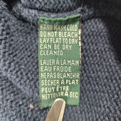 Maglione Ralph Lauren donna XL blu pullover legno toggle casual - Foto 7 di 13