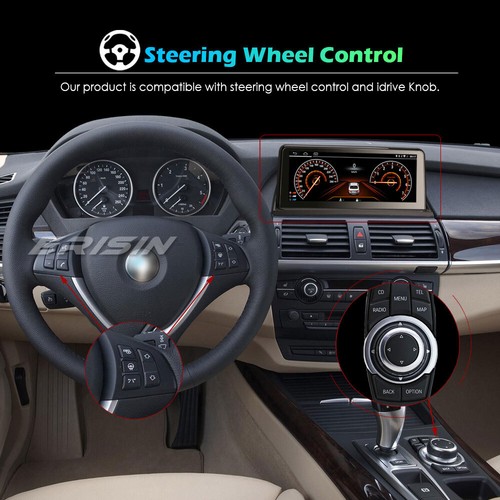 10.25” CarPlay Android 10.0 Autoradio GPS Navi für BMW X5 E70 X6 E71 CIC DAB+IPS - Bild 4 von 13