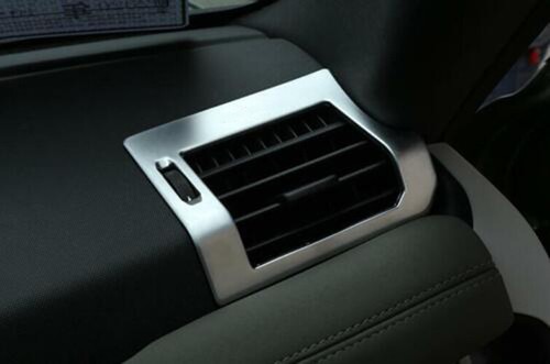 For LR Defender 110 90 2020-2023 Matte Silver Console Side Air Outlet Vent Trims - Picture 4 of 7