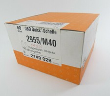 50x OBO Bettermann Quick Clamps Pipe Clamps 2955/M40 | 2149 028