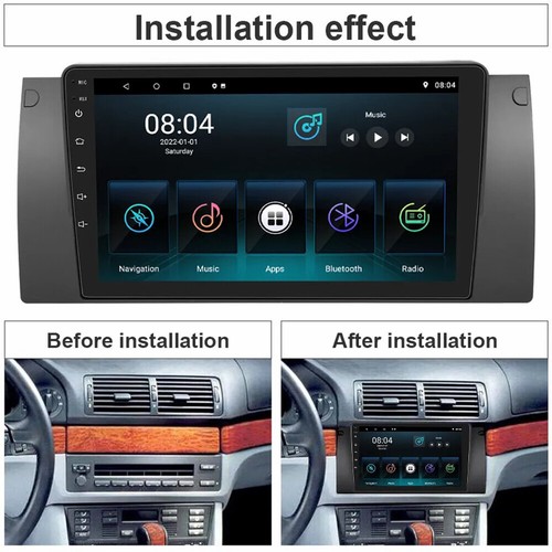 9" For BMW 5 Series E39 X5 E53 E38 96-04 Android 13 Car Stereo Carplay GPS SAT NAV 4+64G - Picture 3 of 21