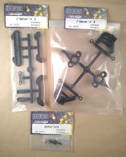 ABC Hobby Genetic Suspension Steering Parts Lot New Old Stock NIB RC Car Parts