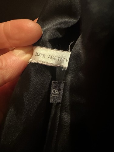 AUTHENTIC LUXURY 48” LONG MINK FUR COAT - VINTAGE 1960’s/1970’s - BLACK - Picture 9 of 9