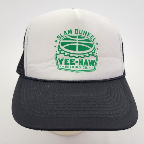 Yee-Haw Brewing Co Mütze Kappe Slam Dunkel Basketball Bier Brauerei Druckknopflasche Trucker - Bild 2 von 7