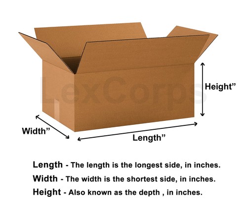 25 SHIPPING BOXES - Many Sizes Available - Choose L x W x H - Picture 18 of 28