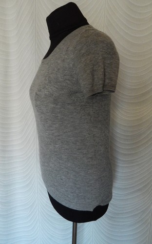 Stefanel  100% thin cashmere Grey Top Size L - Picture 2 of 8