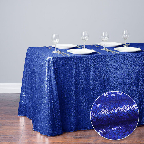 Glitter Sequin Table Cloth Rectangular Table Cover Tablecloth ForHome Decoration - Picture 18 of 28