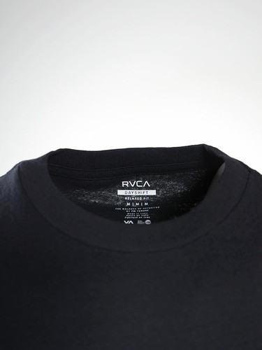 RVCA Herren T-Shirt schwarz The Monkey Relaxed Fit S/S (S13) - Bild 4 von 6