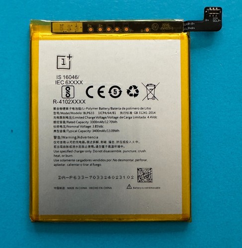 ERSATZAKKU OEM OEM BLP633 ONEPLUS 3T A3010 3400mAh + WERKZEUGEN ORIGINAL AKKU - Photo 2/10