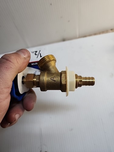 AMERICAN VALVE 2.47-in L 1/2-in Pex Barb Brass Boiler Drain Valve - Afbeelding 6 van 6