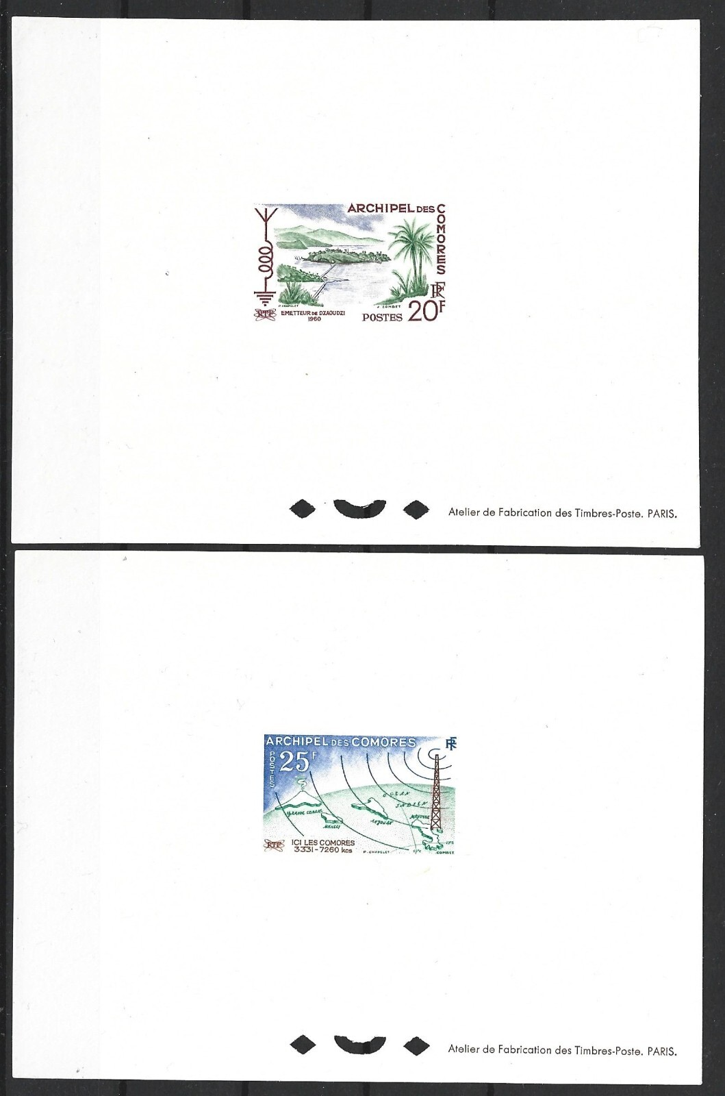 Comoros,1960,Radio, deluxe,compl,MNH