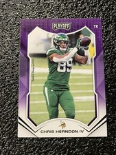 Chris Herndon IV 2021 Panini Playoff #21 New York Jets Minnesota Vikings