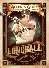 2020 Topps Allen & Ginter's - Longball Lore Jim Thome #LL-43