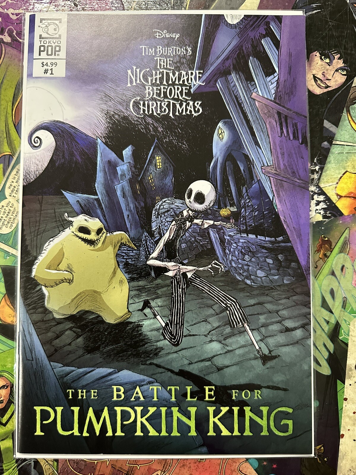 The Nightmare Before Christmas Battle For Pumpkin King #1 TokyoPop Comic