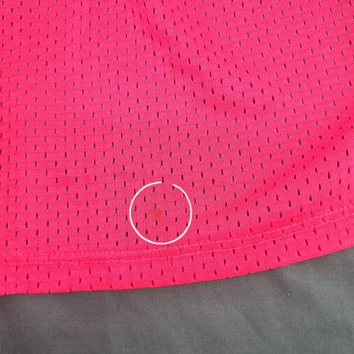 Champion Girls 2-in-1 Hot Pink/Gray Athletic/Activewear Stretch Bike Shorts XL - Picture 8 of 9