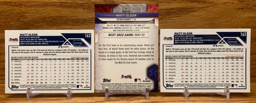 Matt Olson Refractor LOT | 2023 Topps Chrome + Bowman's Best Atlanta Braves - Bild 2 von 2