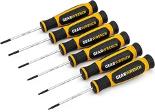 6 Pc. Torx Mini Dual Material Screwdriver Set - 80056H
