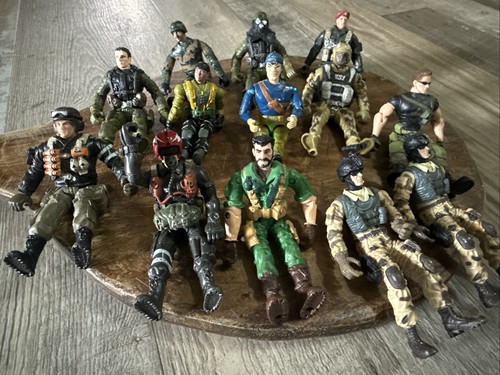 Lot of Random 13 Pcs4" Lanard The Corps Universe Special Forces Soldier Various - Picture 1 of 8