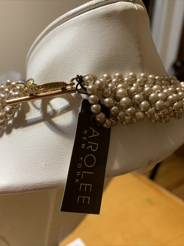$55 Carolee Isabelle Suede Pearl 16” Necklace V141 - Picture 5 of 5