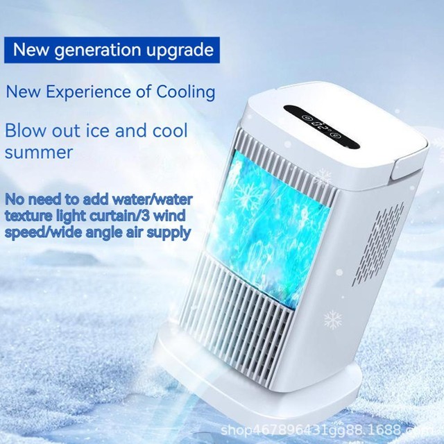 Ventilatore condizionatore d'aria refrigeratore d'aria mini ventilatore condizionatore d'aria ventola di raffreddamento da scrivania G8D- Ventilatore condizionatore d'aria refrigeratore d'aria mini ventilatore condizionatore d'aria ventola di raffreddamento da scrivania G8D-