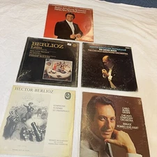Hector Berlioz Record Lot - 5 Titles - See Description