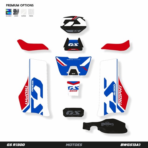 Motostick Graphic kit For- 2025 BMW R 1300 GS Adventure Trophy - Picture 5 of 7