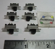 Slide Switch 2 Position Panel Mount DPST Miniature - Used Qty 6