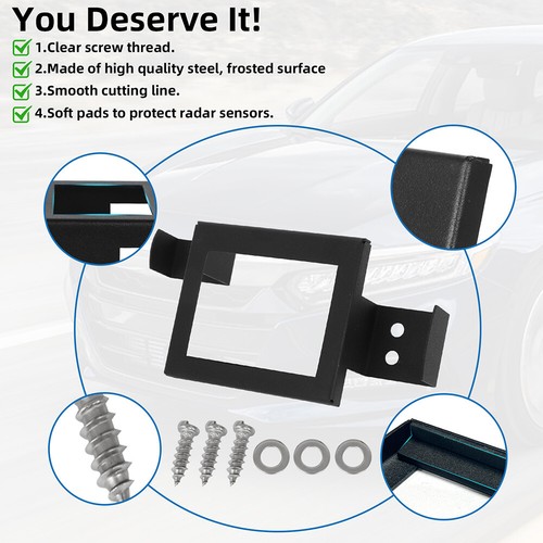 Anti-Theft Radar Sensor Distance Protector Cover Kit For Honda Accord 2018-2022 - Picture 4 of 12