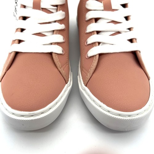 TF Star sneakers alte scarpe donna taglia 8 rosa moda stringate TF19046 nuove - Foto 4 di 10