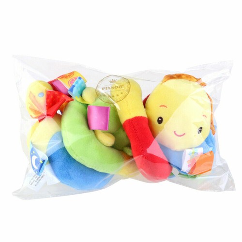 BABY STROLLER CRIB Car Seat SPIRAL Plush INTERACTIVE TOY Rattle - Picture 8 of 8