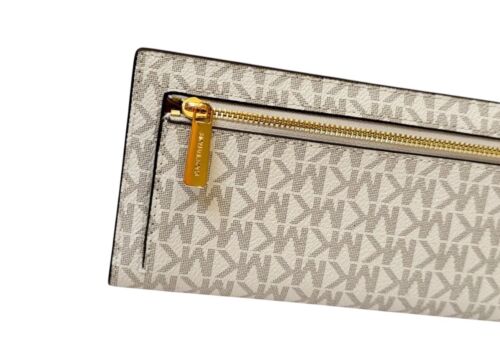 MICHAEL KORS JET SET REED LARGE FLAP BIFOLD SNAP WALLET - Picture 34 of 58