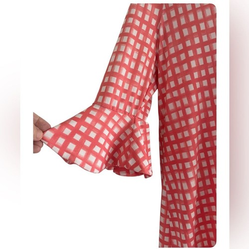 Cabana Life Nantucket gesmoktes schulterfreies Minikleid koralle Quasten Gr. XL - Bild 5 von 12